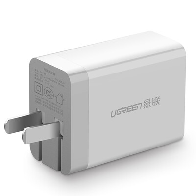 

Green Alliance Apple Charger multi-port USB phone charging head 34A dual mouth fast charge millet 5 plug for iphone6s 7 Huawei P9 Andrews ipad tablet 2a 30636 white