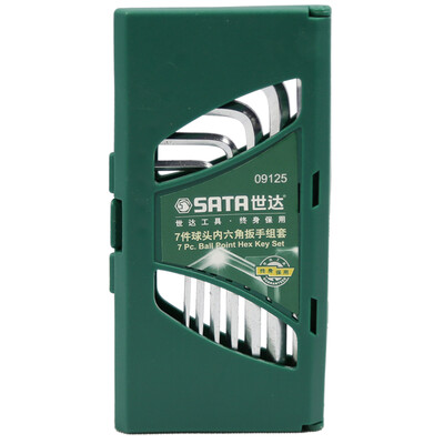 

SATA 09125 7 piece ball head hex wrench set  type hex screwdriver set hexagonal wrench