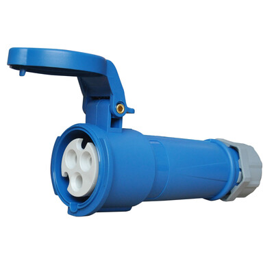 

With the TOWE IPS-S316 16A industrial connector aviation plug socket industrial coupler waterproof&dustproof 3-pin female