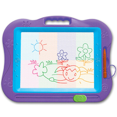 

Qi Fun (QIQUTOYS) 9988A негабаритный цвет магнитной доски для рисования WordPad небольших доски детей чертежных доски 1-2-3 года старых детских игрушек цветого граффити доску
