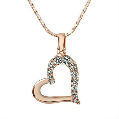 

Yoursfs® 18K White Gold Plated Heart Of Love Necklace Use Multi Austrian Crystal Fashion Necklace