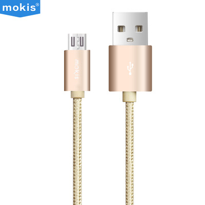 

Moxi думает, Эндрюс плетеный провод / Micro USB кабель для передачи данных / зарядная линия / кабель питания 1 м земли Хао золото для Samsung / Huawei / просо / Meizu и т. Д.