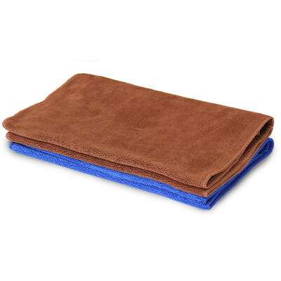 

Good weather About Good Weather absorbent towel car wash cleaning cloth high quality microfiber extra thick type two blue brown 3070cm car supplies