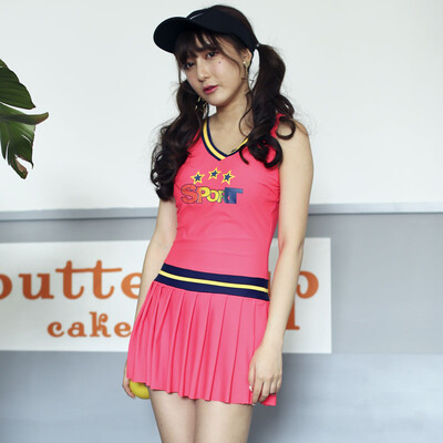 

QIHAI QIHAI children swimsuit girl lovely thin shirt swimsuit spa piece leather girl swimsuit 7628-4 watermelon red XXL code