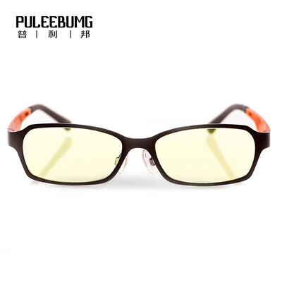 

Puleebumg anti-blue light radiation glasses computer game goggles flat mirror men and women full frame glasses frame P105