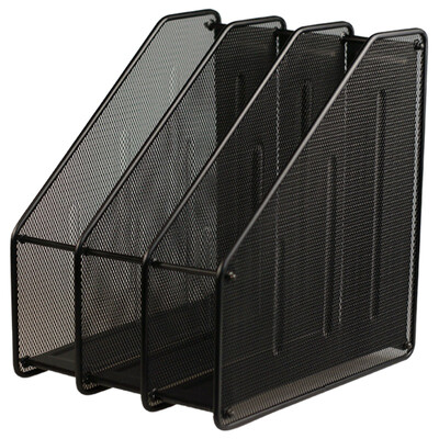 

SUNWOOD 2-Tier Desk Shelf / Desktop Magazine File Literature Holders Organizer