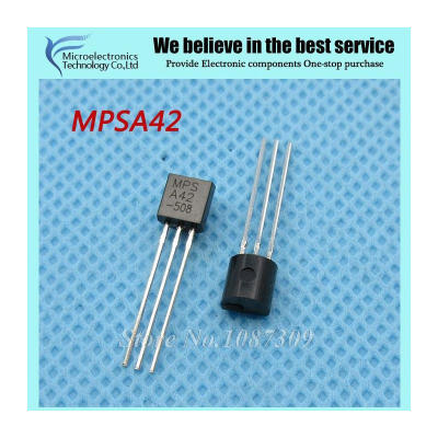 

100pcs free shipping MPSA42 A42 TO-92 Bipolar Transistors - BJT 500mA 300V NPN new original