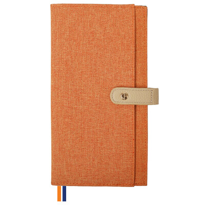 

Kinbor cotton&linen travel handbook notebook recipe core schedule handbook blue sky DTC0005