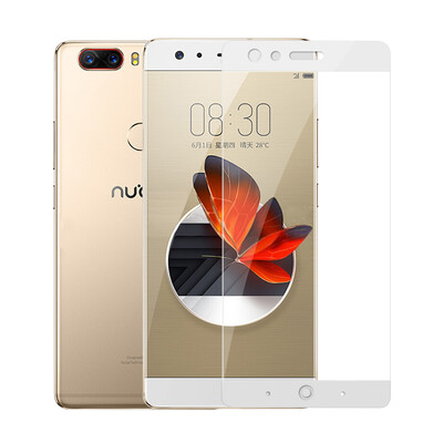 

【2 Pack】 Langke Nubian z17 закаленная пленка nubia Z17 полноцветная стальная пленка HD взрывозащищенная защитная пленка для мобильного телефона Nubian Z17 (белый)