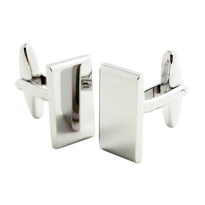

Yoursfs@ Mens Wedding Business Cufflinks Upmarket FrenchStyle Cuff Links Stainless Steel Plating Rectangle Mirror Face Brass Cuff