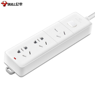 

Bull BULL high power 16A air conditioning socket GN-406D power strip strip row wiring board 3 wireless master socket
