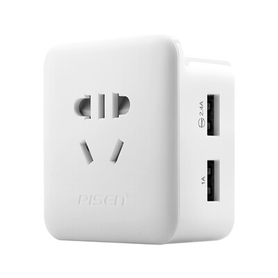 

PISEN Двойные USB-гнезда KU-12 Настенная розетка Удобная съемная вилка Apple White Цифровые продукты / Бытовая техника Универсальная