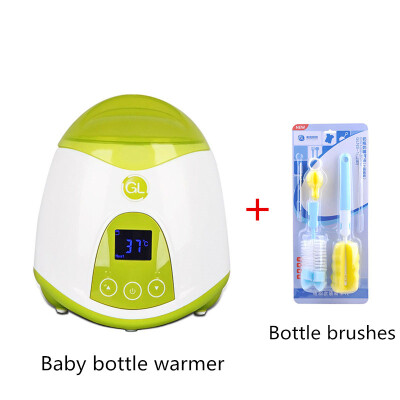 

Gland Multi-function Baby Bottle Warmer Breastmilk Milk Food Heater with Bottle Brushes 2 in 1 Set