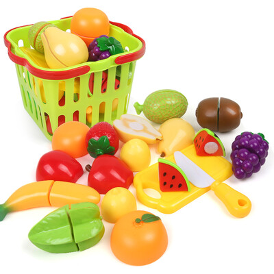 

Newquay children&39s educational toys small basket fruit cut music simulation house toys