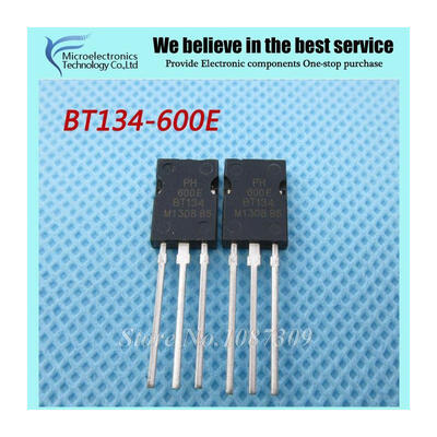 

10pcs free shipping BT134-600E BT134 BT134-600 600V 4A Triacs RAIL TRIAC SOT-82 new original