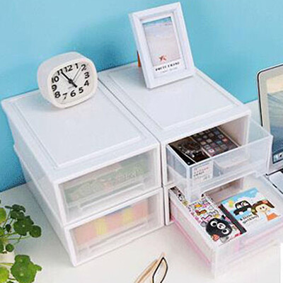 

Green thickened drawer storage box combination can be stacked storage cabinet finishing box shoe box 27189cm 4 Pack