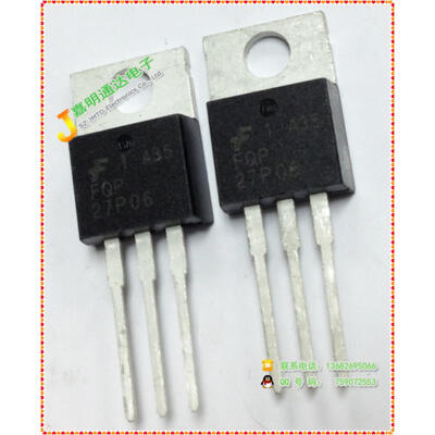 

Free shipping 40pcslot FQP27P06 TO-220 new original