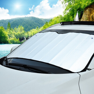 

Card decoration company car vehicle car high reflection front sun block sun block silver