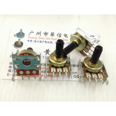 

R201T North American version of the 161 horizontal speaker single joint potentiometer A103 A10K flower stem length 15MM