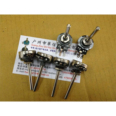 

Spain single joint potentiometer 10K 100K [500K stepping] handle 40MMX4MM