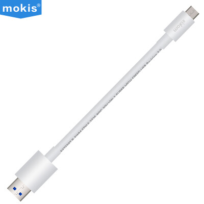 

Mokis (mokis) Тип-C кабель для передачи данных для мобильных телефонов 0,2 м белый для Apple Macbook / музыка 2 / 1S / Huawei P9