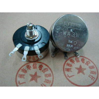 

WA 3W 1K wirewound potentiometers