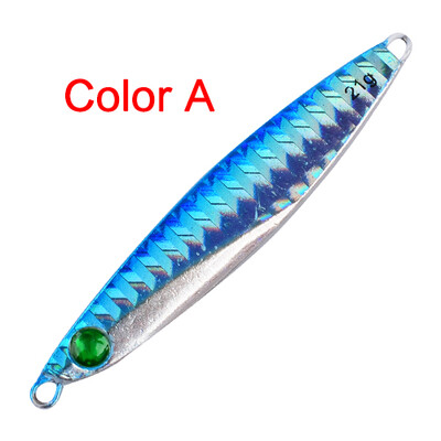 

1PC Metal Fishing Lures 21G Mixed Size Lead Fish 5 Color Fishing Baits Casting Lure Fishing Tackl