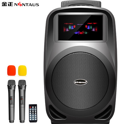 

Kim Jung NINTAUS K6-12 12 inch square dance audio Bluetooth outdoor lever speakers with wireless microphone amplifier