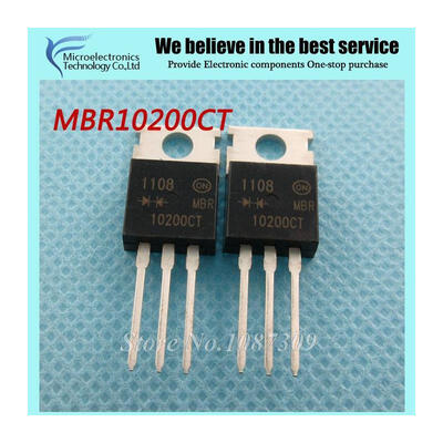 

10pcs free shipping MBR10200CT MBR10200 MBR10200C Schottky & Rectifiers 10 Amp 200 Volt Dual TO-220 new original