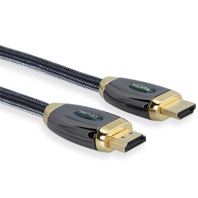 

CE-LINK Кабель HDMI HD кабель 5 метров компьютер HDTV монитор проектор поддержка линии 4K * 2K сплав цинковый плетеная сетка 2392