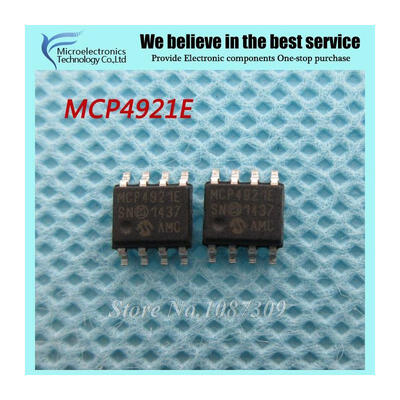 

5pcs free shipping MCP4921ESN MCP4921E MCP4921 SOP-8 Digital to Analog Converters - DAC Sgl 12-bit SPI int new original