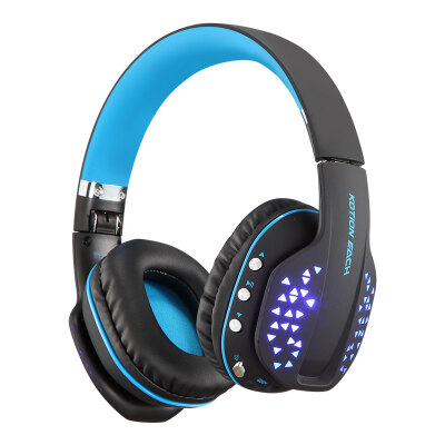 

Inch (KOTION EACH) B3507 headset gaming mobile phone tablet laptop wireless Bluetooth folding headset music game sports black blue