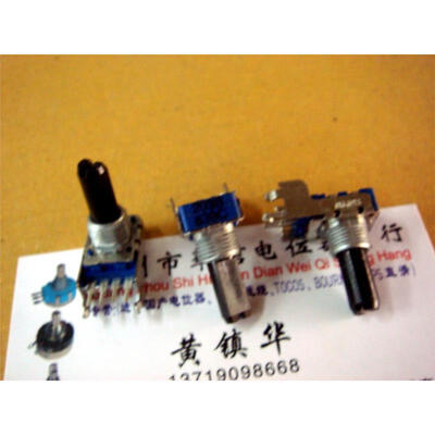 

Volume 142 Horizontal axis potentiometer B20K 4 feet long 18MM long legs