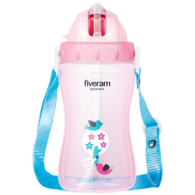 

【Jingdong Supermarket】 Wuyang (FIVERAMS) children treasure children's backpack kettle cup 380ml orchard straw cup baby baby cup