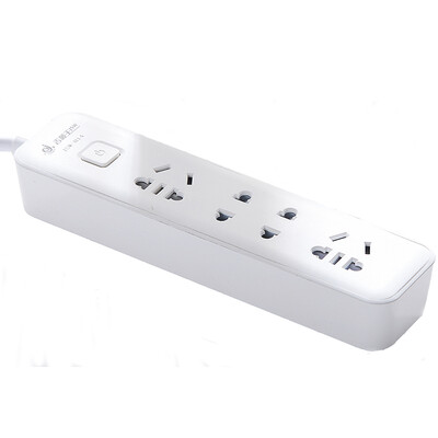 

Jishun (jishun) JSW-H14 full length 1.8 m 2 bit 5 hole +2 bit 2 hole socket plug board protection door socket new national standard white