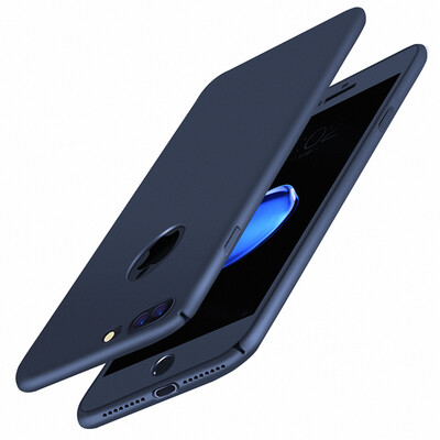 

Mo вентилятора Apple, iphone7 плюс 7 плюс телефон оболочки защитный рукав (отправить высокой четкости фильм) все включено популярные марки матовые твердой оболочки / оболочки мужские и женские модели темно-синий