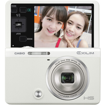

Casio ZR65 self-timer small artifact white 161 million pixels 10x optical zoom 30 inch ultra-high-definition LCD