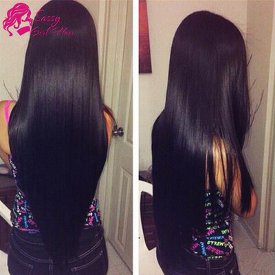 

Peruvian Straight Virgin Hair 4 Bundles 1B Natural Black Puruvian Hair Bundles 8A Grade Virgin Unprocessed Human Hair Extensions