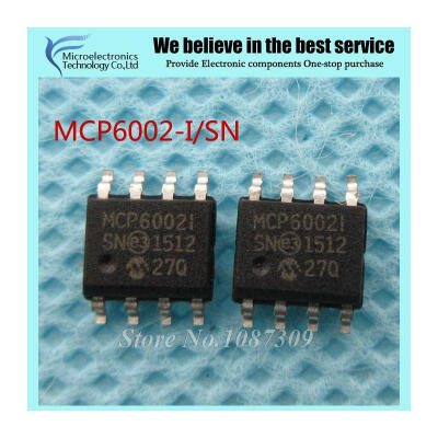 

50pcs free shipping MCP6002-I/SN MCP6002-I MCP6002I MCP6002 SOP-8 Operational Amplifiers - Op Amps Dual 1.8V 1MHz new original