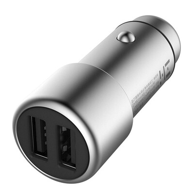 

ZMI QC3. автомобильное зарядное устройство 0быстрая зарядка 5V 2.4A двойной выход USB