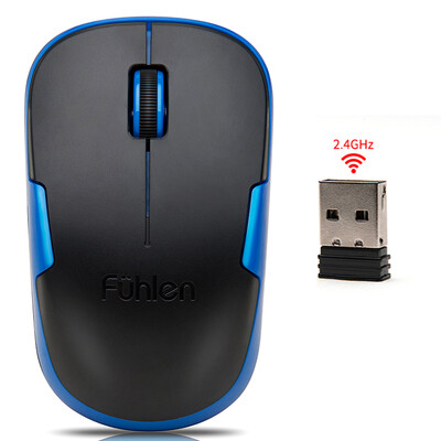 

Fuller Fühlen M65 energy saving boys&girls home laptop computer wireless mouse small black blue