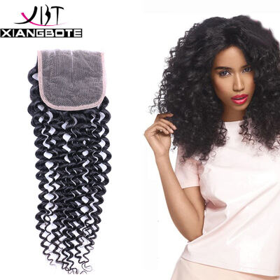 

Indian Kinky Curly Virgin Hair With Closure 3 Bundles With Closure Curly Weave Human Hair With Closure Cheap Indian Virgin Hair