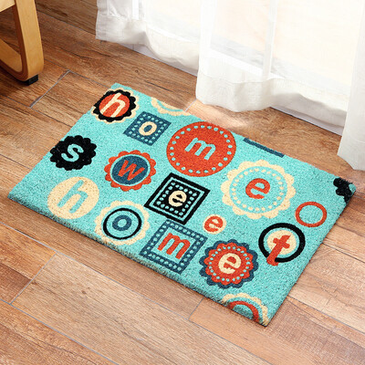 

Ou Runzhe Carpet India imported coconut palm garden home door carpet letter section