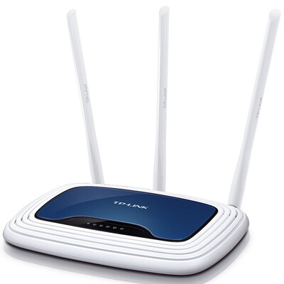 

TP-LINK TL-WR941N blue and white 450M wireless broadband router