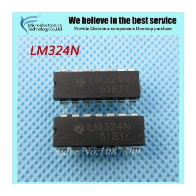 

10pcs free shipping LM324N LM324 DIP-14 Operational Amplifiers - Op Amps Quad Operational Amp new original