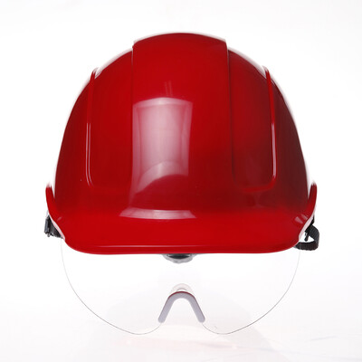 

Chengyu Technology CK-Tech CKT-NTC-3R Safety helmet with goggles construction site anti-mite impact resistant breathable ABS red helmet
