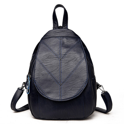 

Fashion Women Leather Backpack School Bags For Teenagers Girls Travel Bag Designer High Quality Sheepskin Backpacks Mochilas