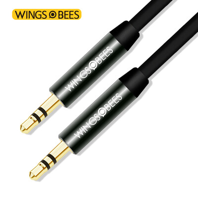 

Wings of Bees 35mm male-to-male AUX cableblack