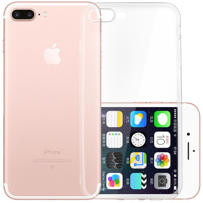 

Freeson Apple iPhone8 Plus Мобильный телефон Корпус Apple iPhone7 Plus Корпус телефона Корпус All-Inclusive Прозрачный силиконовый чехол Защитная мягкая оболочка 5.5-дюймовая прозрачная белая