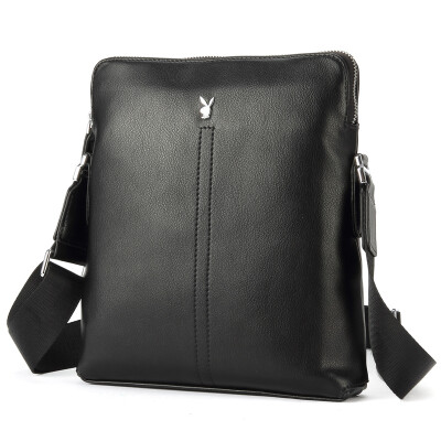 

Playboy playboy male bag Messenger bag boutique shoulder Messenger bag Business leisure trend male bag PBF1245-6B black